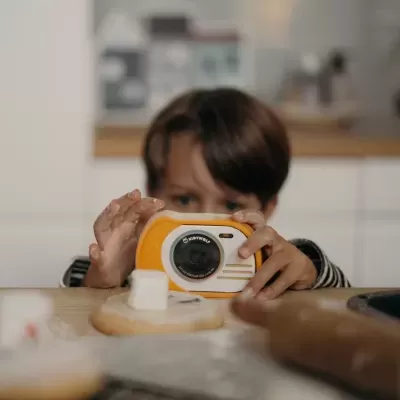 Kidycam Máquina Fotográfica Digital Amarela - Kidywolf