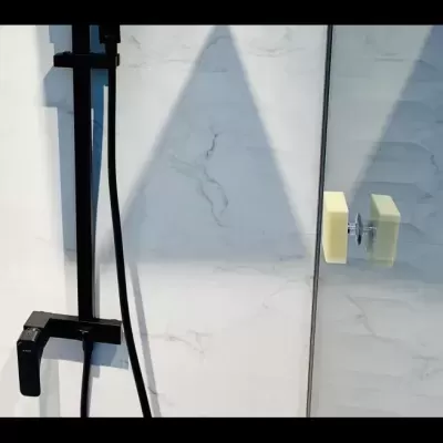 Suporte magnético com ventosa para sabonete/champô sólido - Griffin