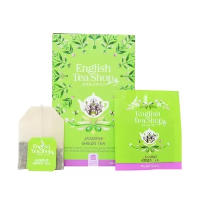 Chá Verde & Jasmim x 20 saquetas - The English Tea Shop Chá Verde & Jasmim x 20 saquetas - The English Tea Shop