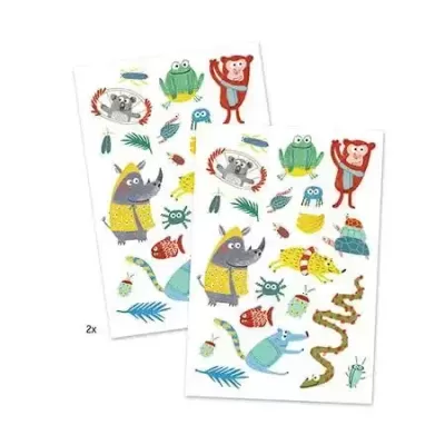 Tatuagens para Crianças - Animais - Djeco Arts & Crafts