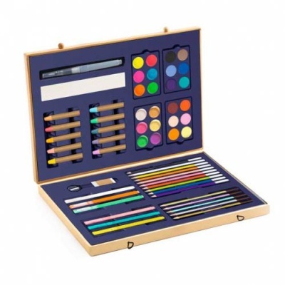 Caixa de Cores Brilhantes - Djeco Arts & Crafts