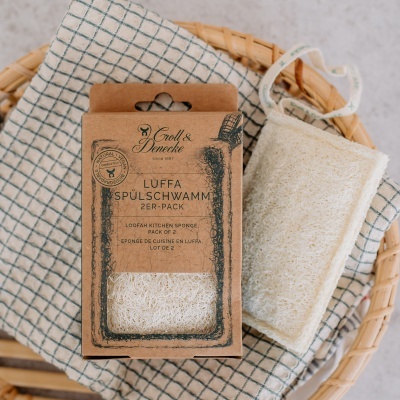 Esponja de Cozinha de Luffa – 2 unidades Croll & Denecke