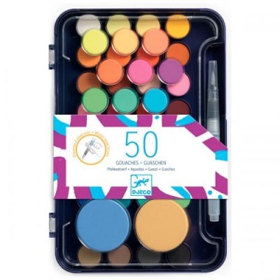 Palete de Artista (50 aguarelas) - Djeco Arts & Crafts