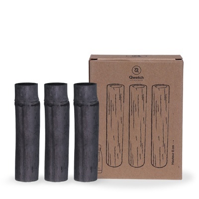Conjunto de 3 Filtros para Água (Carvão de Bambu) - QWETCH