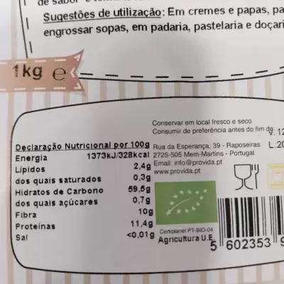 Farinha de Trigo Integral T150 Biológica 1kg - Próvida