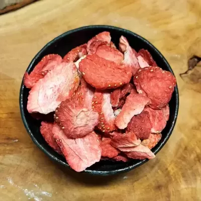 Morango Crocante Liofilizado Biológico - Organica