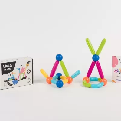 Imabars 24 Peças Magnéticas Braintoys