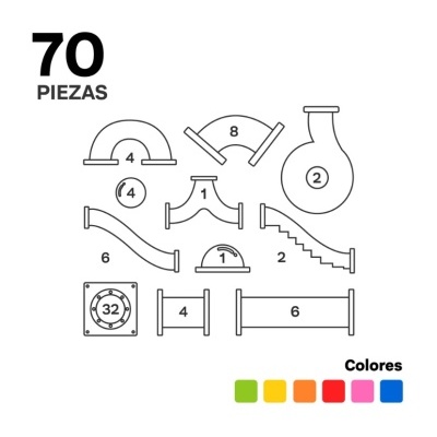 Imanix Slide 70 Peças Magnéticas - Braintoys Imanix Slide 70 Peças Magnéticas - Braintoys