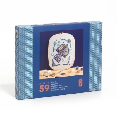 Atelier 59 Bordado com Missangas Pássaro - Djeco Arts & Crafts