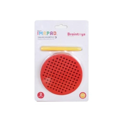 Imapad Pocket Vermelho com caneta magnética Braintoys