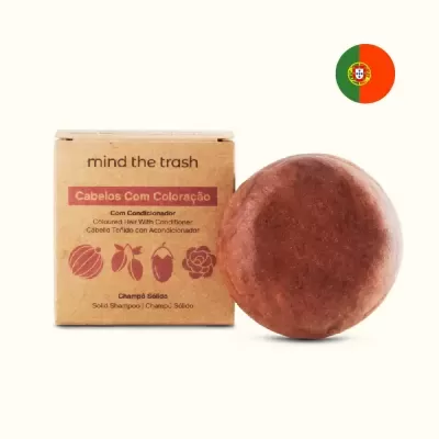 Champô Sólido para Cabelos com Pintados com Condicionador BIO - Mind the Trash