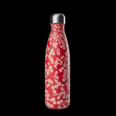 Garrafa Térmica Flowers Vermelha 500ml - Qwetch