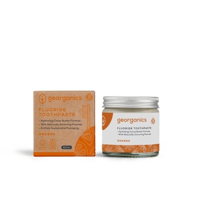 Pasta de Dentes Biológica Com Flúor Laranja 60ml – Georganics