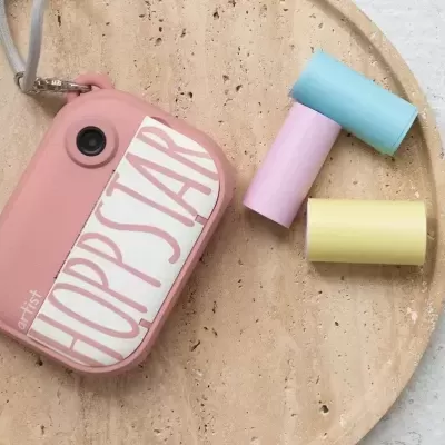 Recarga de Papel Fotográfico Adesivo Colorido x3 - Hoppstar