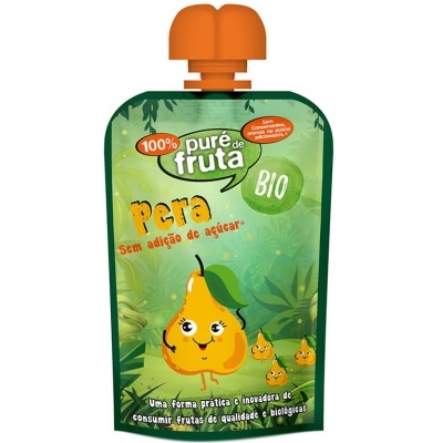 Puré de Fruta Doypack (Pêra) BIO Sem Açúcar