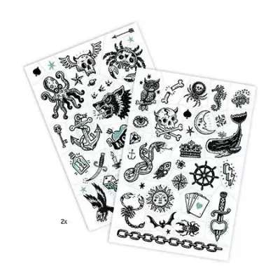 Tatuagens para Crianças - Lado Escuro - Djeco Arts & Crafts