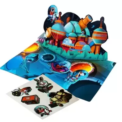 Livro 3 em 1 Playbook Magic Adventures - Qwitoys