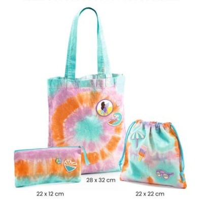 Pintar Bolsas em Tie-Dye "Campo Solarengo" - Djeco Arts & Crafts