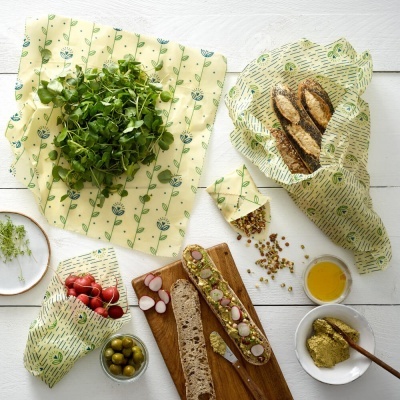 Food Wrap Vegano Harvest – 5 Combo Beeswax Wrap Co.