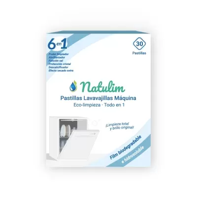 Pastilhas para a Máquina da Loiça 6 em 1 - Natulim