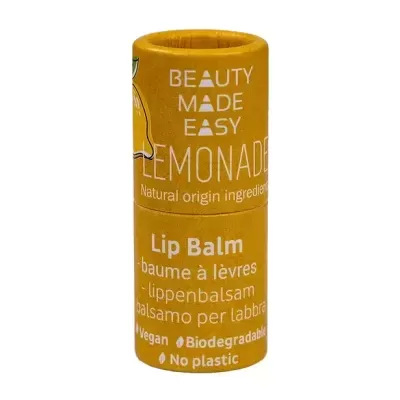 Bálsamo Labial Vegano em Tubo de Papel (Limonada) Beauty Made Easy