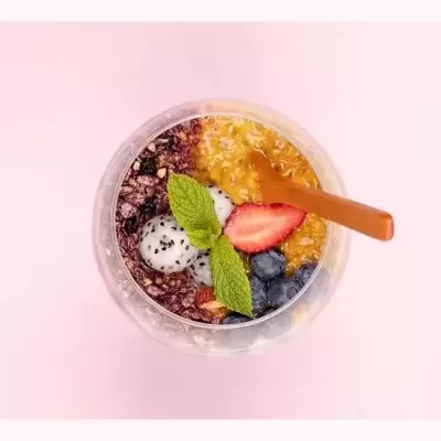 Granola Berry Biológica sem Glúten (mirtilo & baunilha) a Granel - SIMPLU