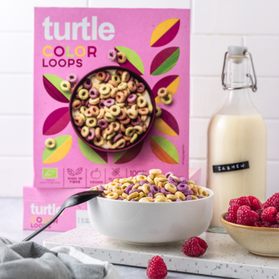 Cereais Color Loops Gluten Free BIO 300g - Turtle