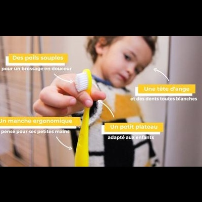 Escova de Dentes Bioplástico Recarregável para Criança - Caliquo