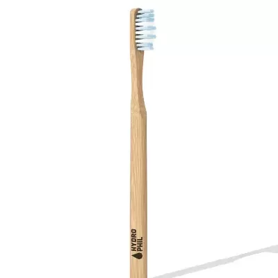 Escova de Dentes de Bambu Premium Extra Suave (Natural) – Hydrophil Escova de Dentes de Bambu Premium Extra Suave (Natural) – Hydrophil
