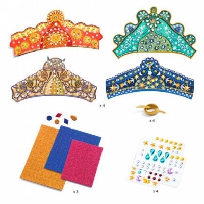 Feiticeiras - 4 Tiaras para Decorar - Djeco Arts & Crafts