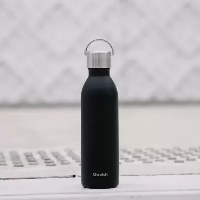 Garrafas Reutilizáveis Isotérmicas Active Matt 1L (inox reciclado ♻) - QWETCH