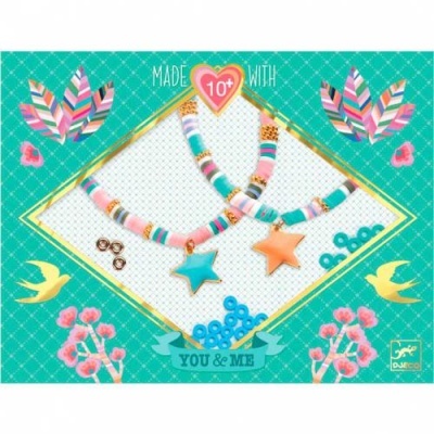 Constrói 2 Pulseiras (Estrela Heishi) - Djeco