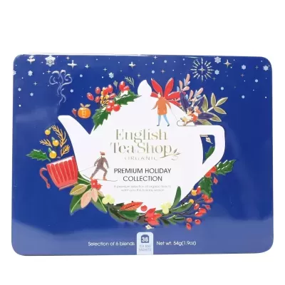 Premium Holiday Collection Lata Azul 36 Saquetas - English Tea Shop