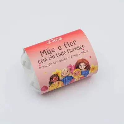Mãe é Flor - Bombas de Sementes