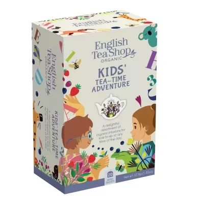 Kids Tea Time Adventure Infusão Bio para Crianças 20 saquetas - The English Tea Shop