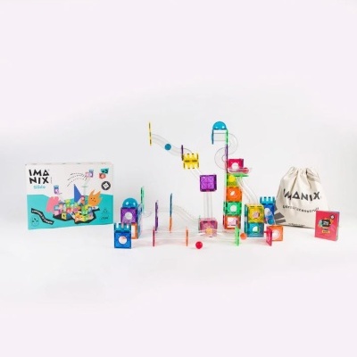 Imanix Slide 134 Peças - Braintoys