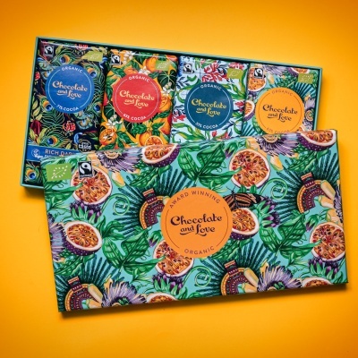 Passion Fruit Gift Box Chocolate Biológico - Chocolate & Love