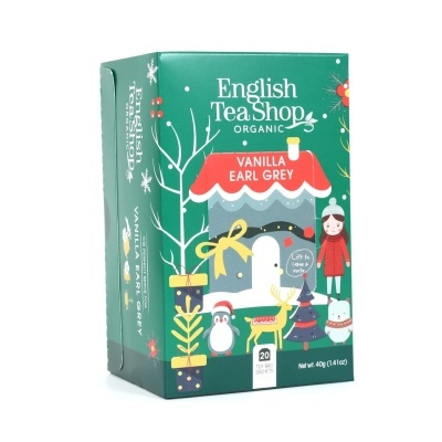 Vanilla Earl Grey Chá Natal com dedicatória 20 Saquetas - English Tea Shop