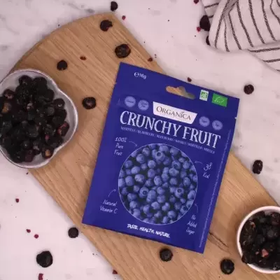 Mirtilos Crocantes Liofilizados Biológicos - Organica