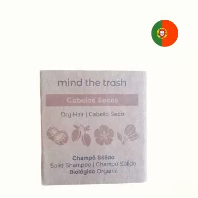 Champô Sólido para Sabelos Secos BIO (Tamanho Viagem) - Mind the Trash