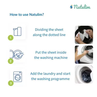 Detergente em tiras (aroma lavanda) - Natulim