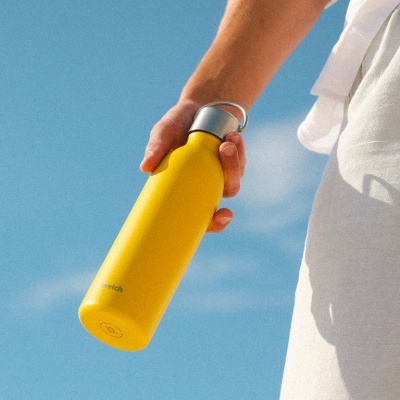 Garrafas Reutilizáveis Isotérmicas Active Matt 1L (inox reciclado ♻) - QWETCH