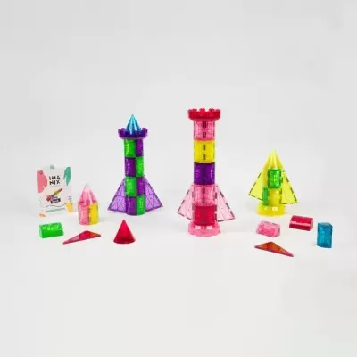 Imanix Rocket 64 peças magneticas - BrainToys