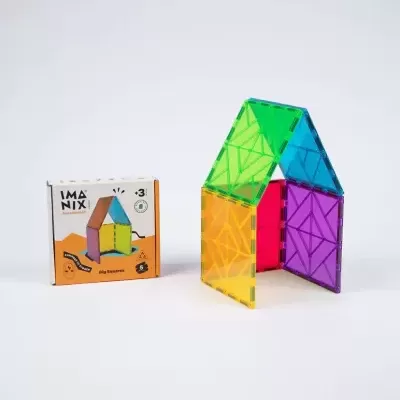 Imanix Quadrados Grandes 5 peças - Braintoys