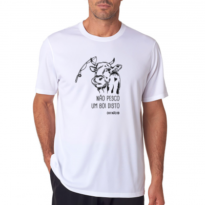 T-shirt "Não pesco um boi disto"
