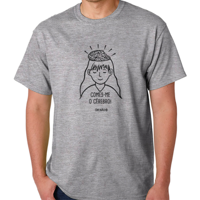 T-shirt "Comes-me o Cérebro"