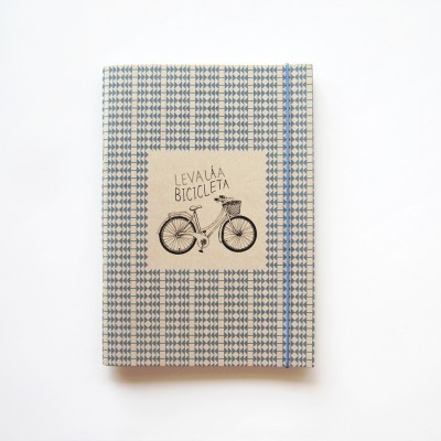 Caderno A5 "Leva la a bicicleta"