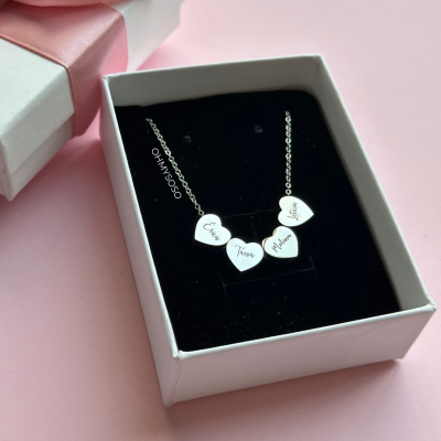 Colar Personalizado Corações