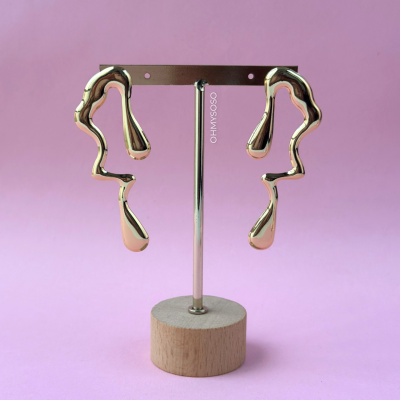 Brincos Compridos Dourado