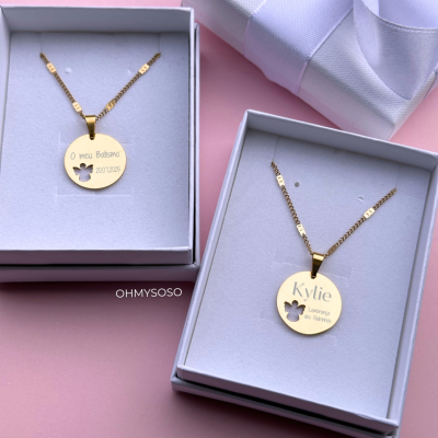Colar Criança Personalizado Anjo
